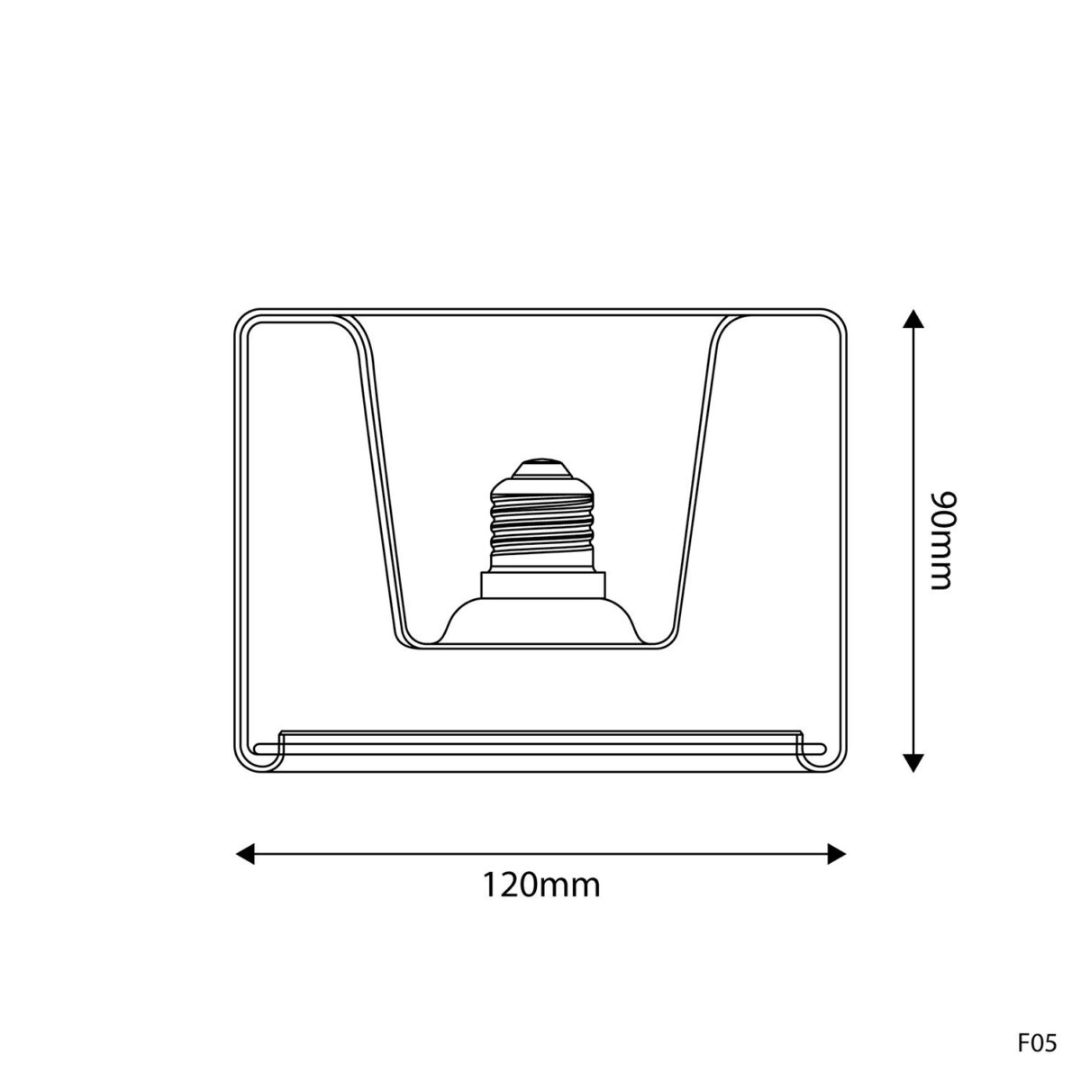 G03 Halo Lampeskjerm Lyspære - Klart glass, Ø120mm, Dim, 6W, E27 2200K - Bilde 3