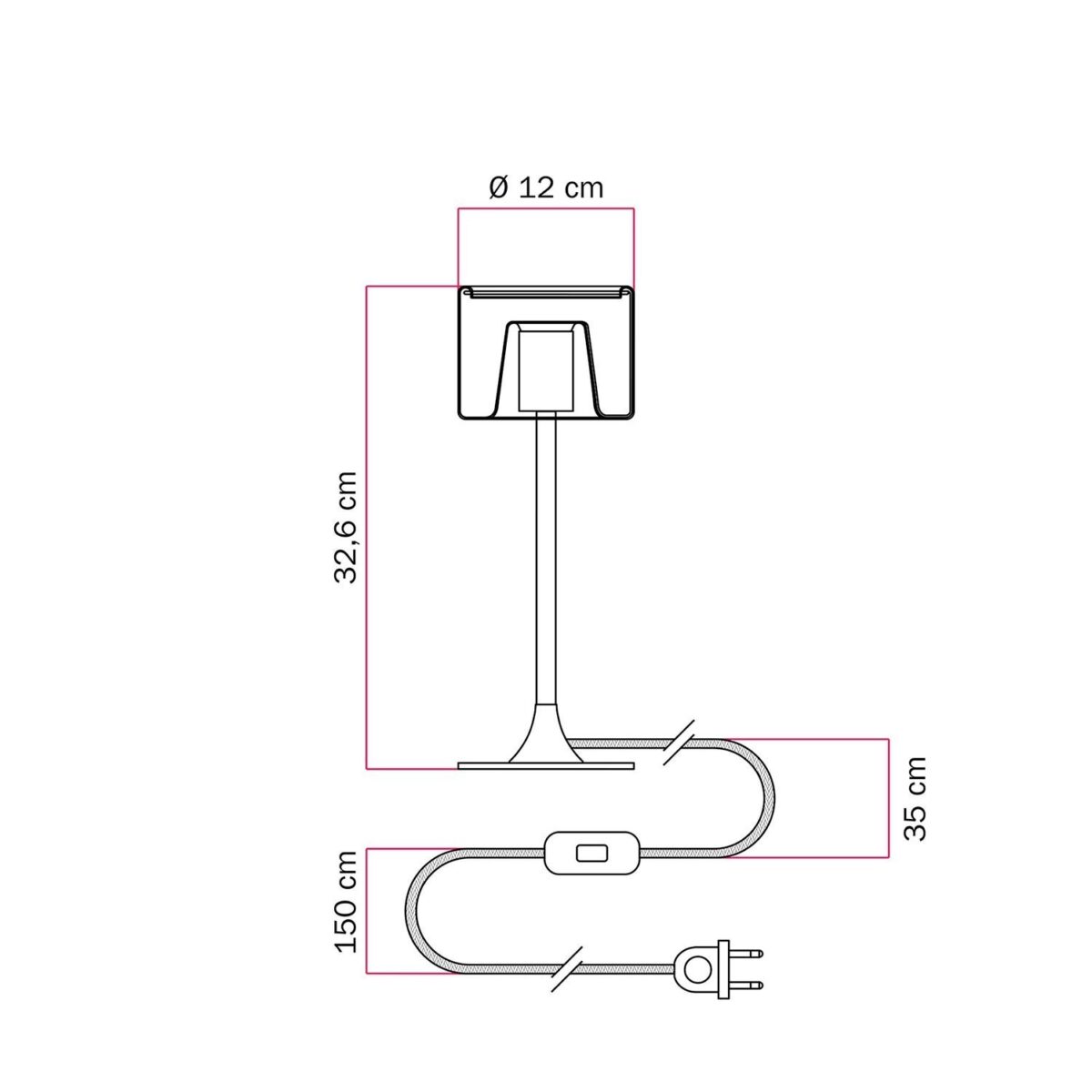 MAG-I Ghost Bordlampe - Børstet Messing - Bilde 3