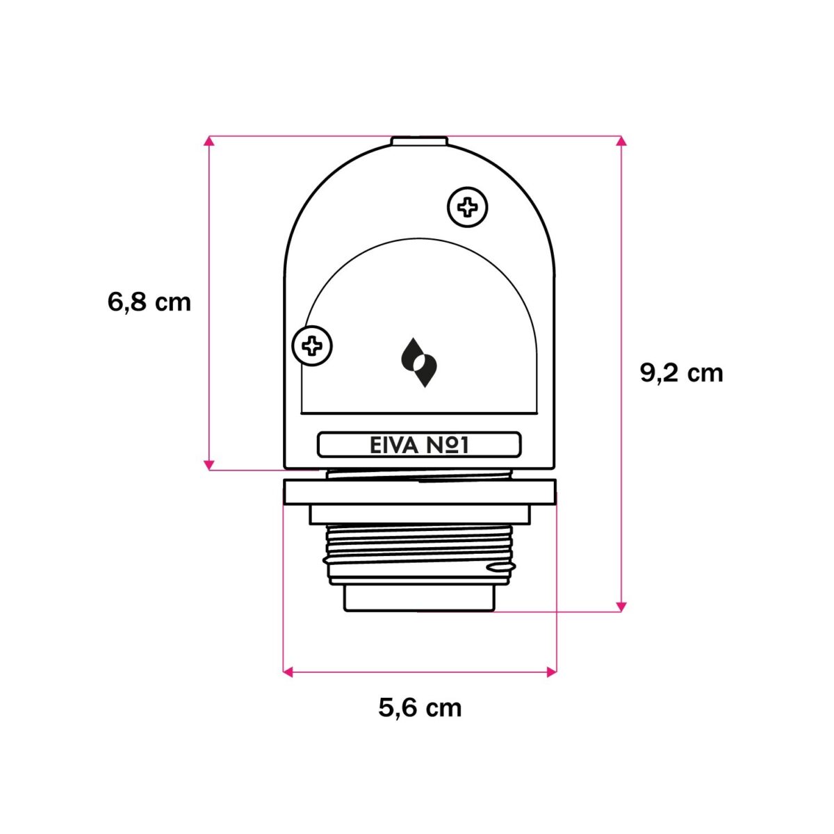 Lampeholder E27 Utendørs IP65 Hvit - Bilde 7